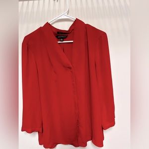 Red blouse
